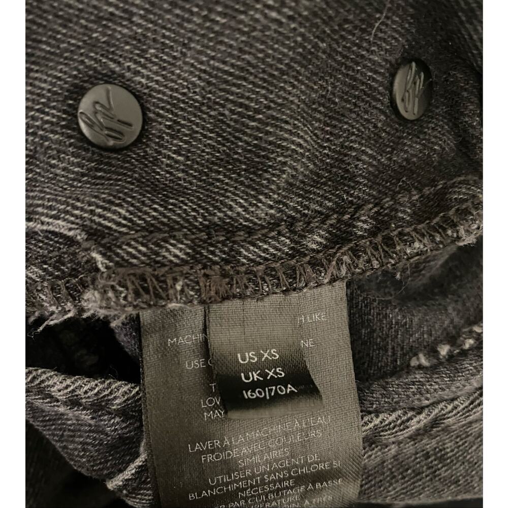Free People We the Free Ziggy Black Denim Overalls XS 100% Cotton Classic - Picture 11 of 16